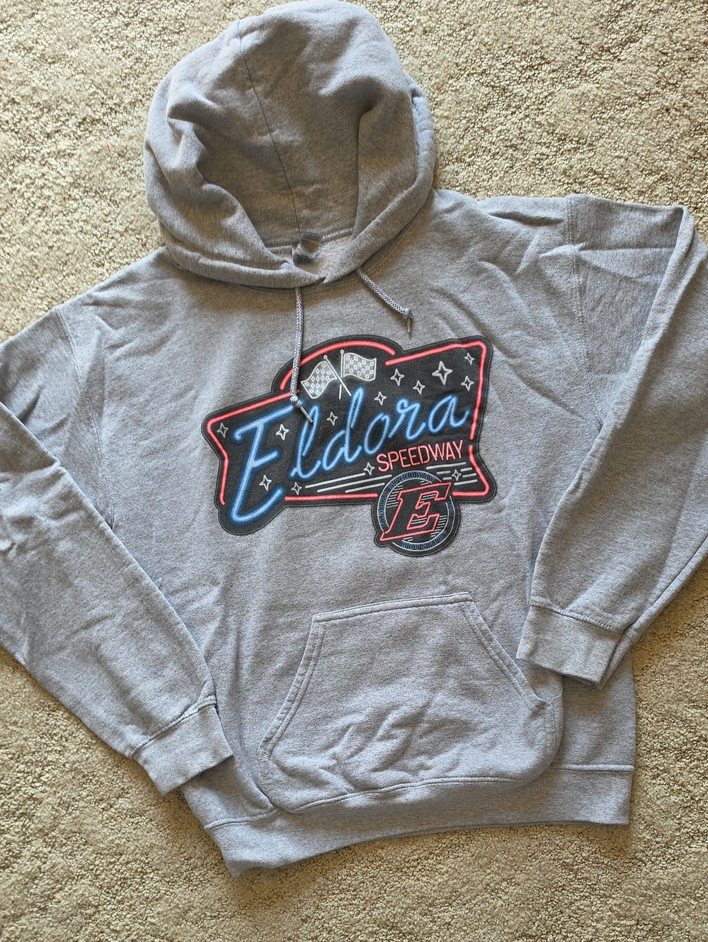 Eldora Speedway Neon Graphic Sweatshirt